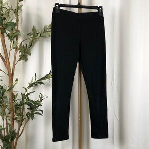 Old Navy Kids Fleece Lined Black Leggings Size 14/16 (K1)